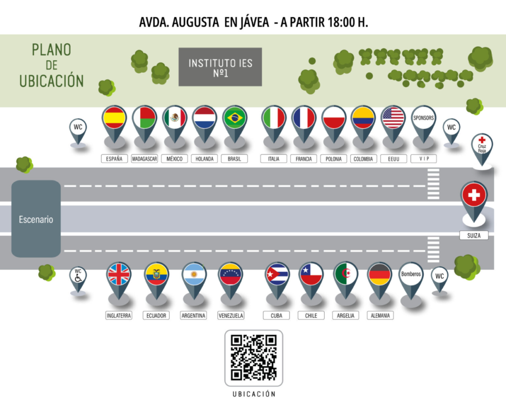 2025 layout in the International festival